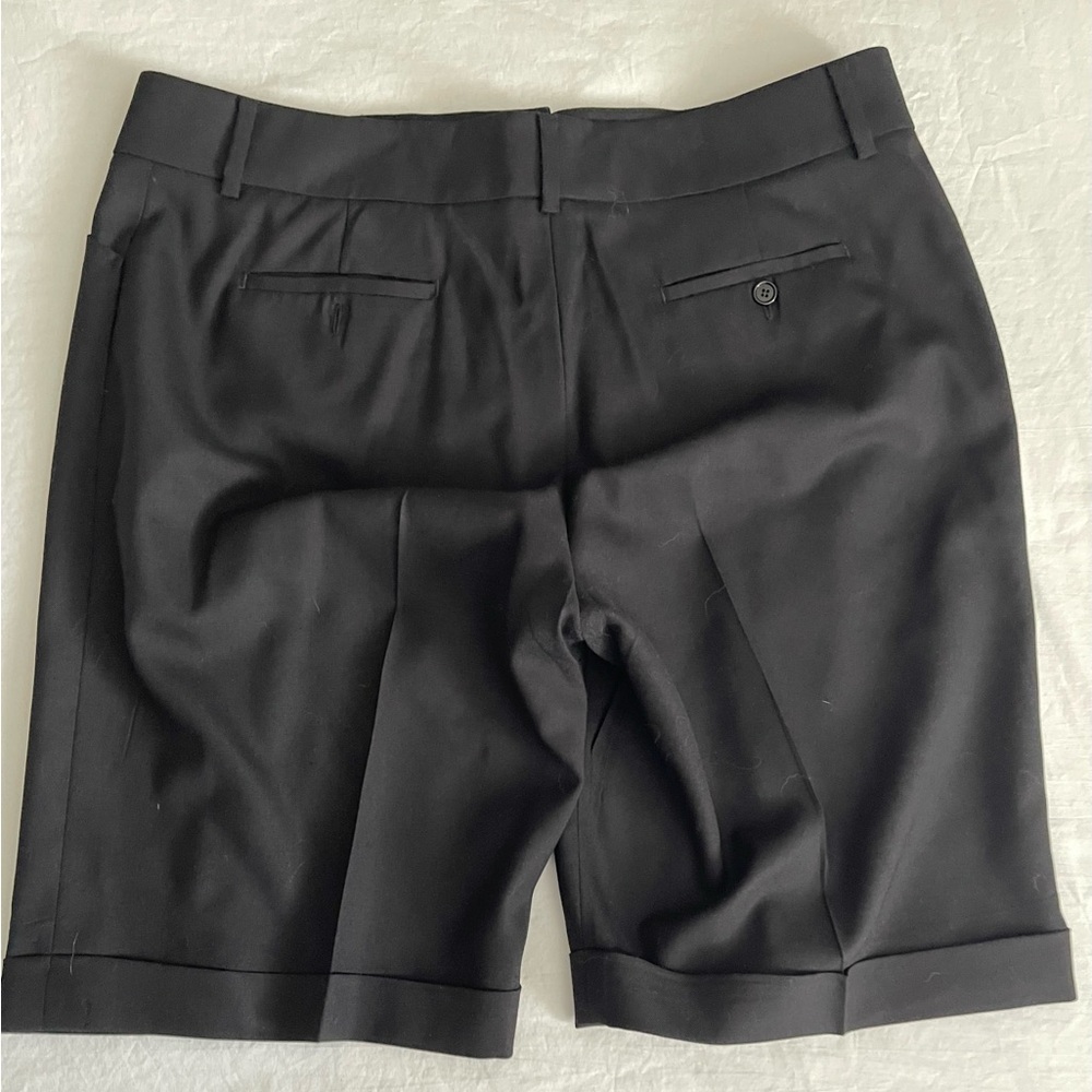 EUC! PER SE CUFFED BERMUDA SHORTS IN BLACK - LADIES SIZE 12 - Picture 4 of 4